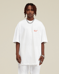 WHITE TEE Vault Drop – t-shirt boxy fit oversized blanc coton premium streetwear unisex