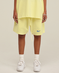 YELLOW SHORT Vault Drop – short loose fit baggy jaune coton épais streetwear unisex