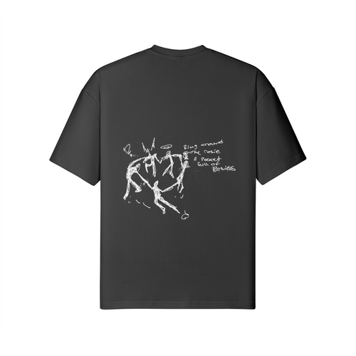 Vault Drop T-Shirt CIRCLE design graphique vue de dos coloris noir
